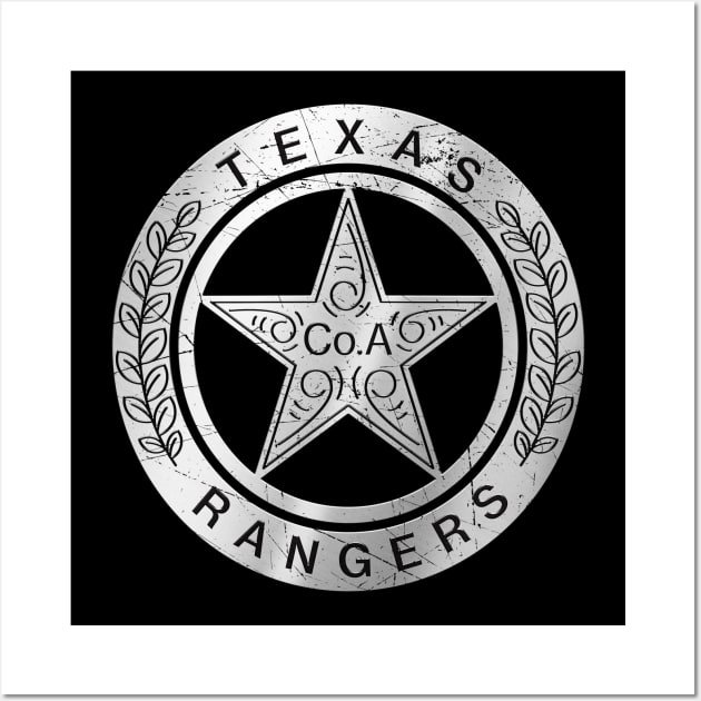 Texas Rangers Wall Art by RetroPandora